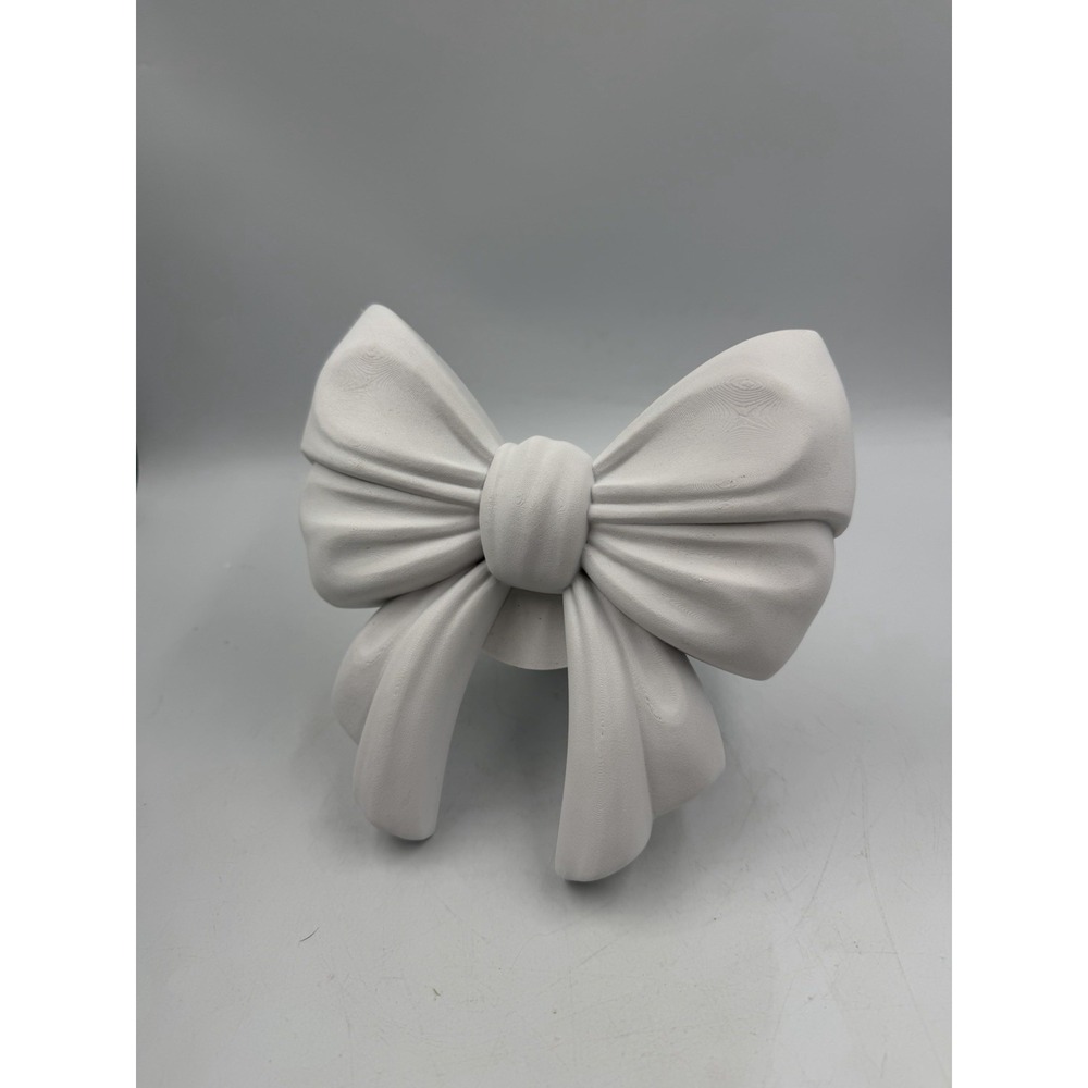 3D Printed Heavy Duty White Bow Tow Hitch Cover Cute Trailer Hitch Plug